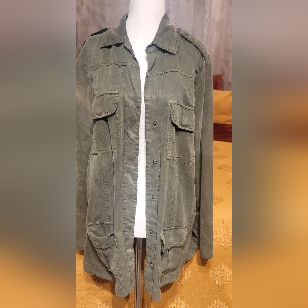 Willow & Clay Olive Green Utility Jacket